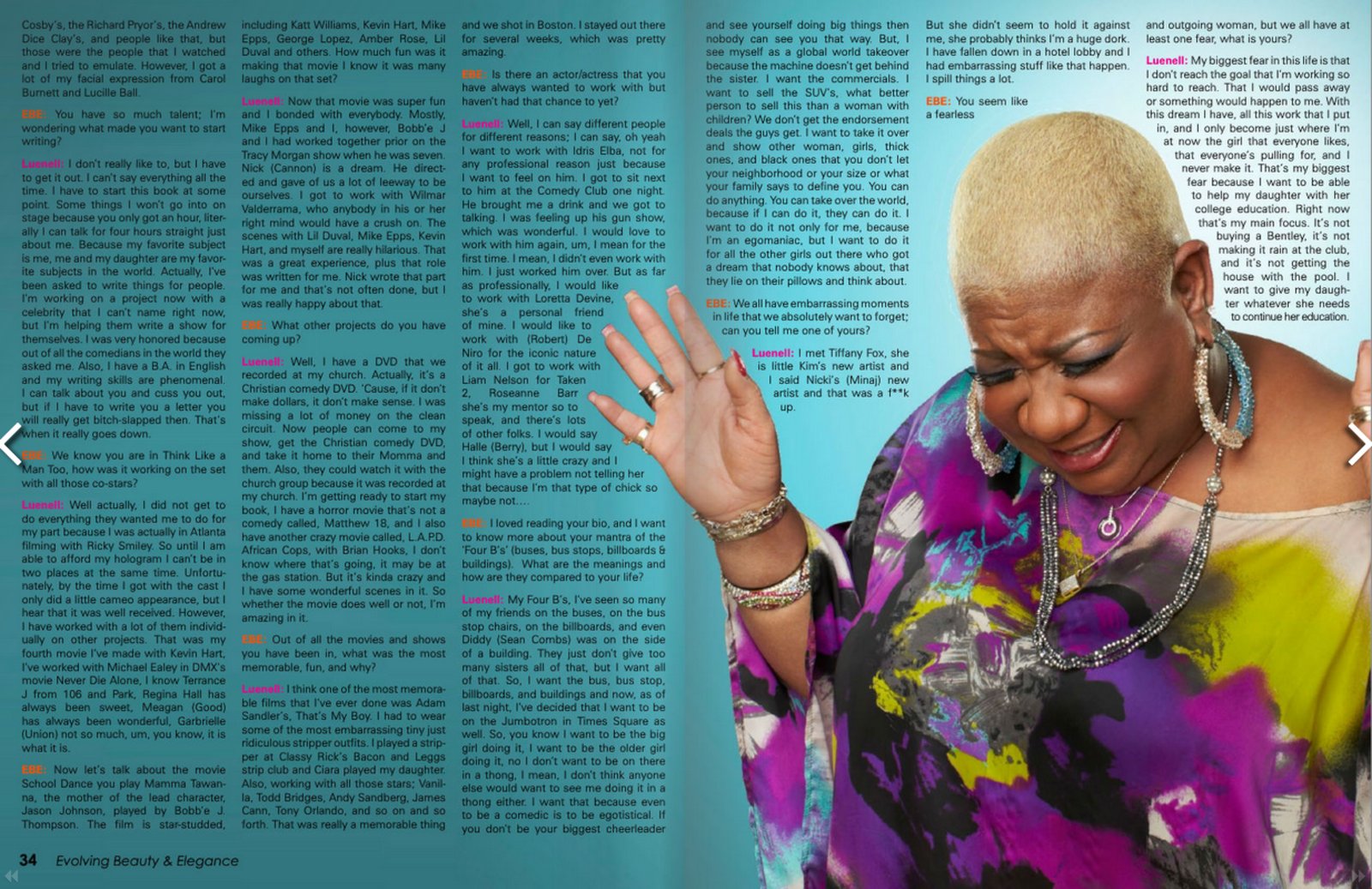ebe: Luenell interview spread